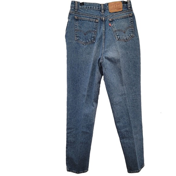 Vintage 1990s Levi's 505 Womens Jeans Size 12 Med Wash Mid Rise USA Classic West - Picture 3 of 16
